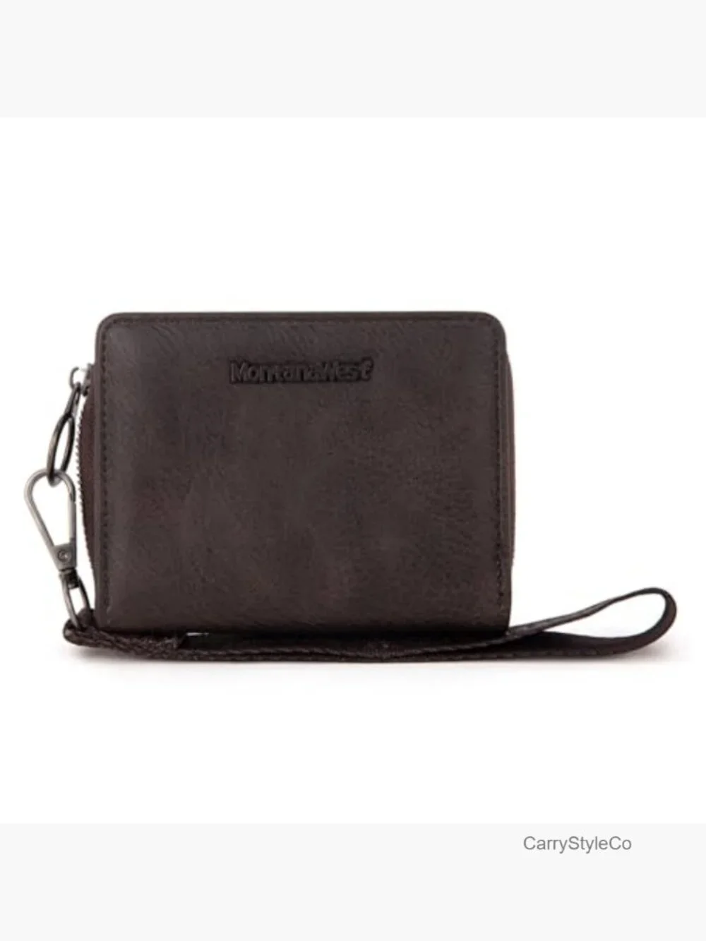 Small RFID Blocking Wristlet Wallet with Detachable Strap